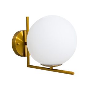 NORDECOR ARANDELA GLOBE LINE 20CM E27 DOURADA