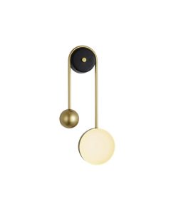 NORDECOR ARANDELA LED LURI 8W 3000K DOURADO