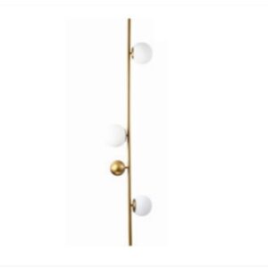 NORDECOR PENDENTE ZHABO 3GLOBOS E-27 DOURADO