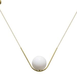 STARLUX PENDENTE MINI CORA GOLD + BRANCO