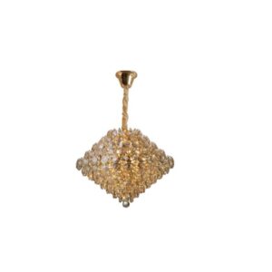 PENDENTE DIAMOND DOURADO E CHAMPAGNE