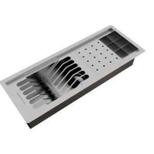 CANAL ORGANIZADOR ACO INOX 75CM