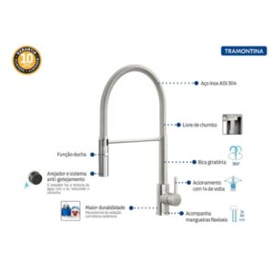 MONOCOMANDO INOX VERSATILE